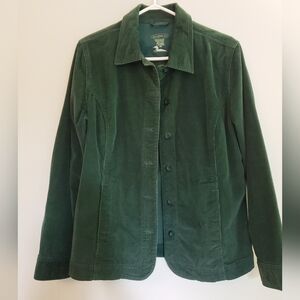 Deep green corduroy jacket